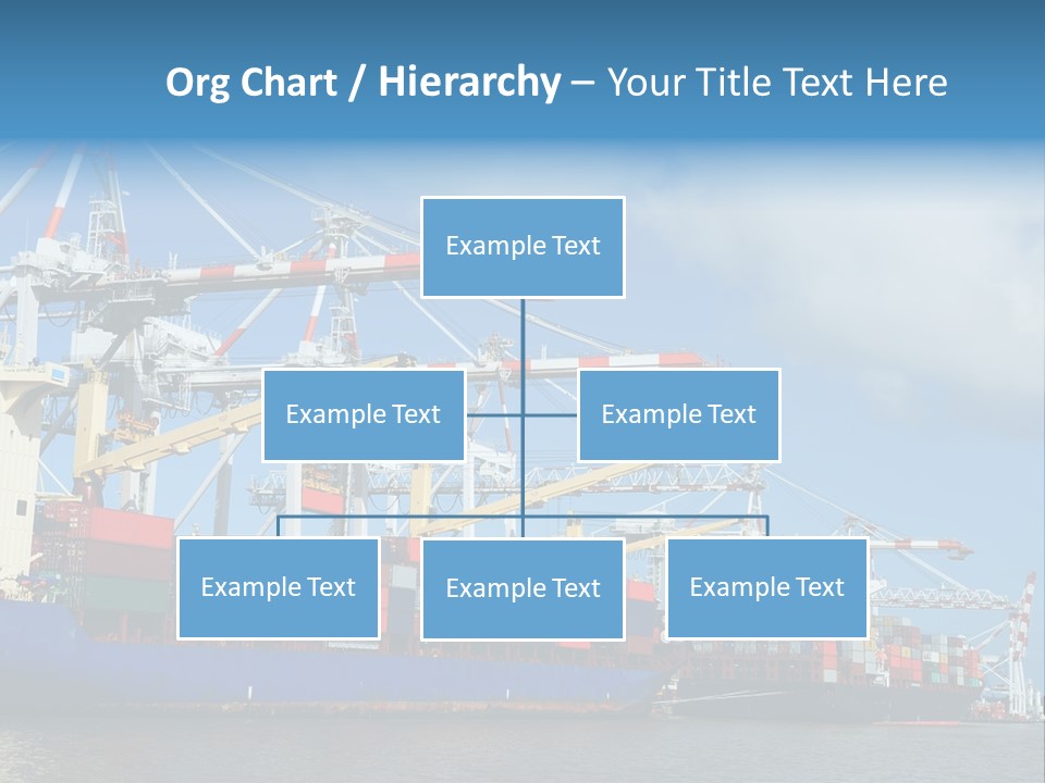 Business Freight Vessel PowerPoint Template