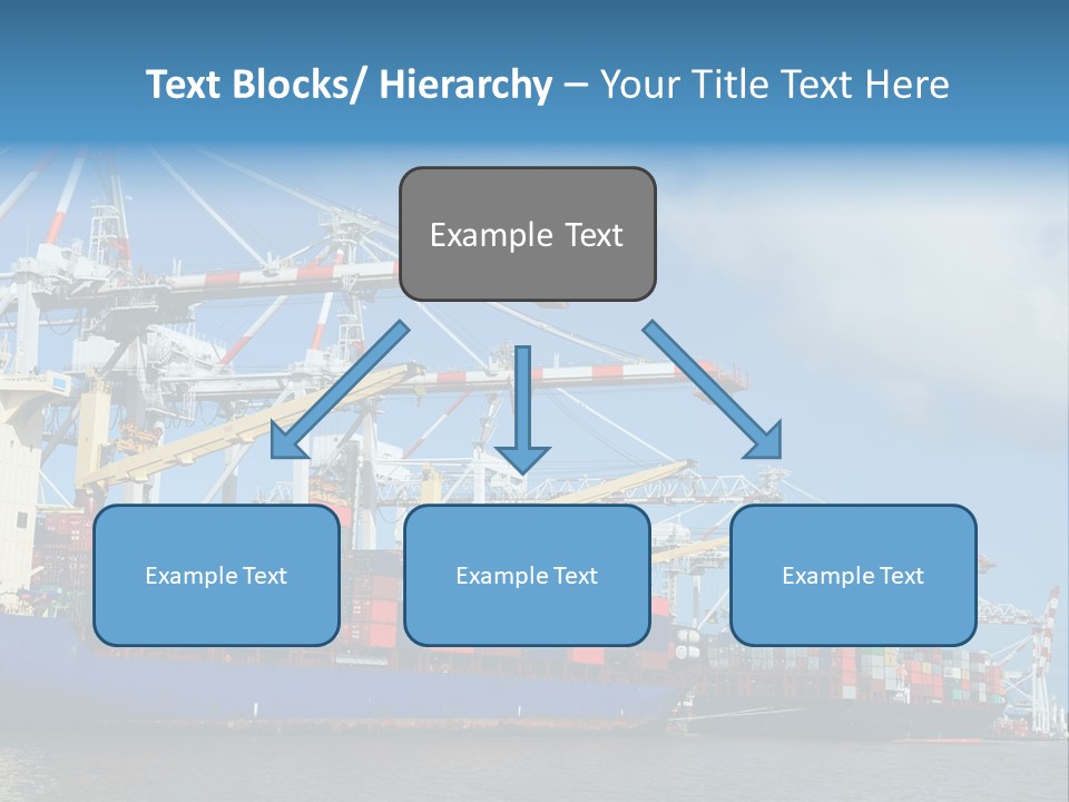 Business Freight Vessel PowerPoint Template