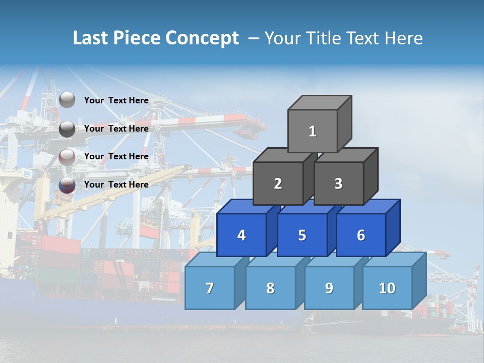 Business Freight Vessel PowerPoint Template