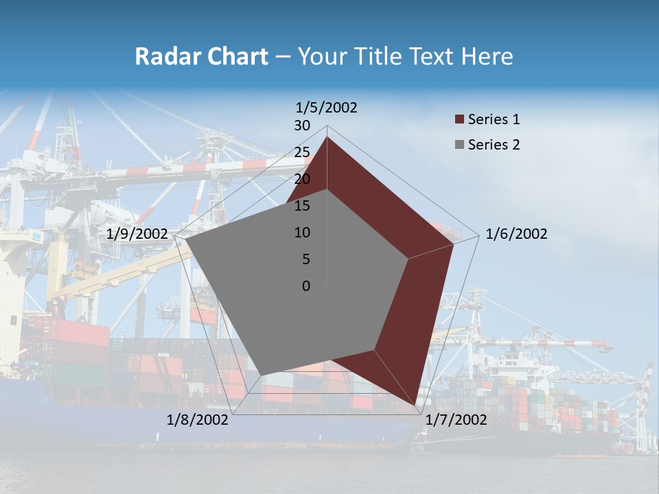 Business Freight Vessel PowerPoint Template