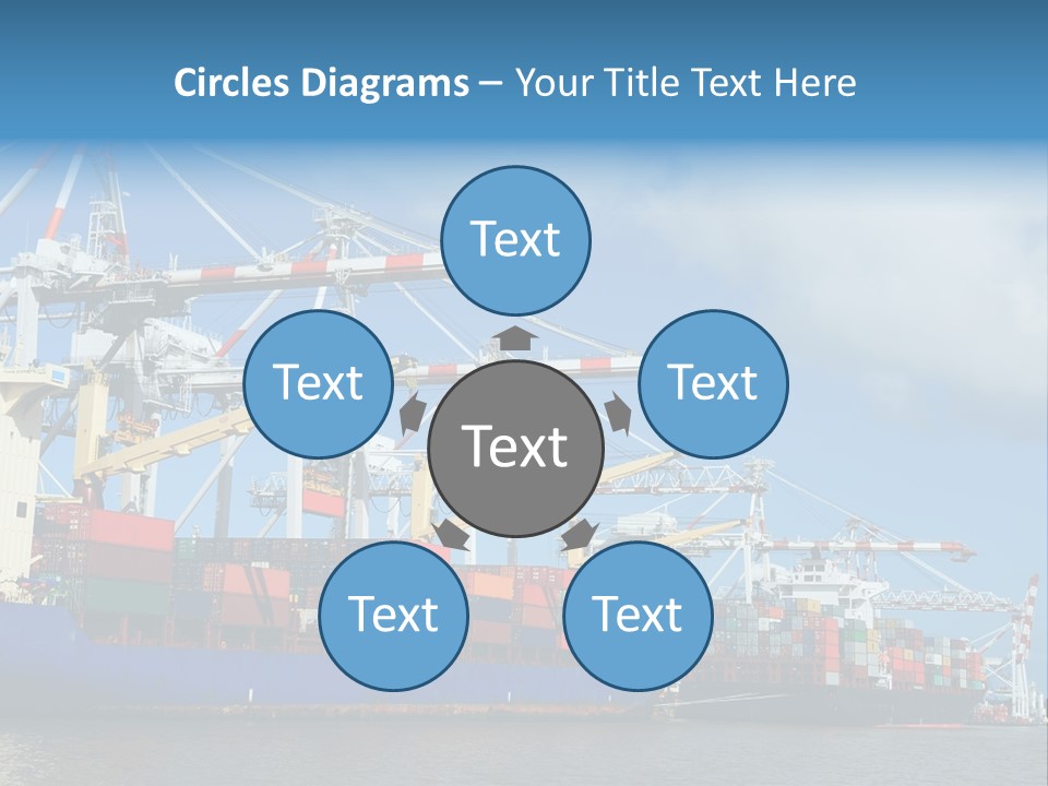 Business Freight Vessel PowerPoint Template