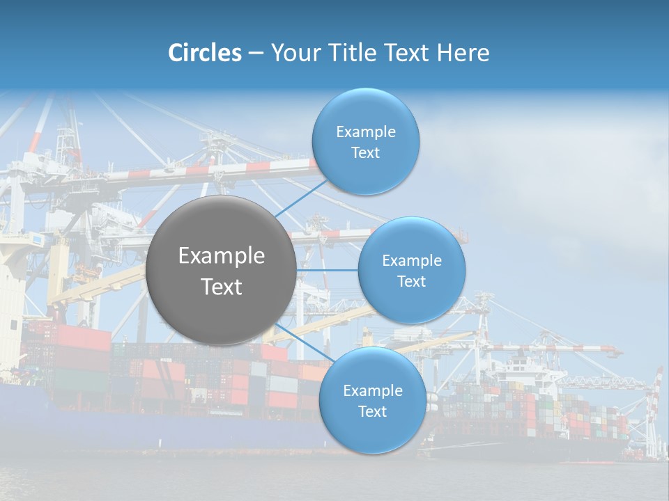 Business Freight Vessel PowerPoint Template