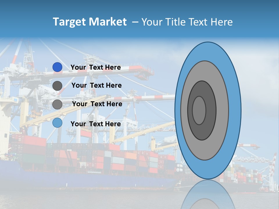 Business Freight Vessel PowerPoint Template