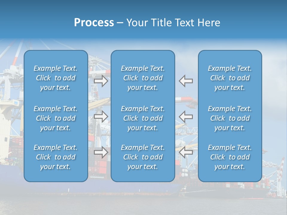Business Freight Vessel PowerPoint Template
