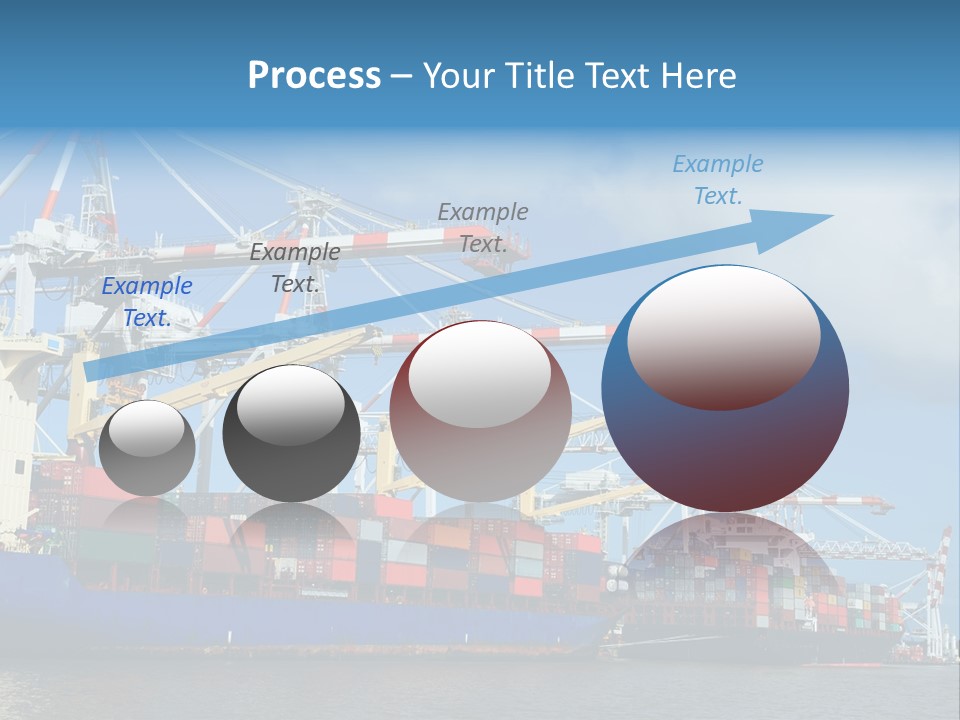 Business Freight Vessel PowerPoint Template