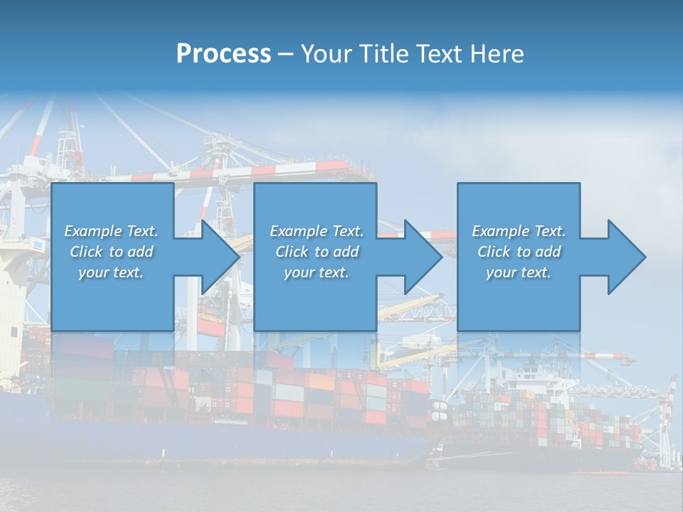 Business Freight Vessel PowerPoint Template