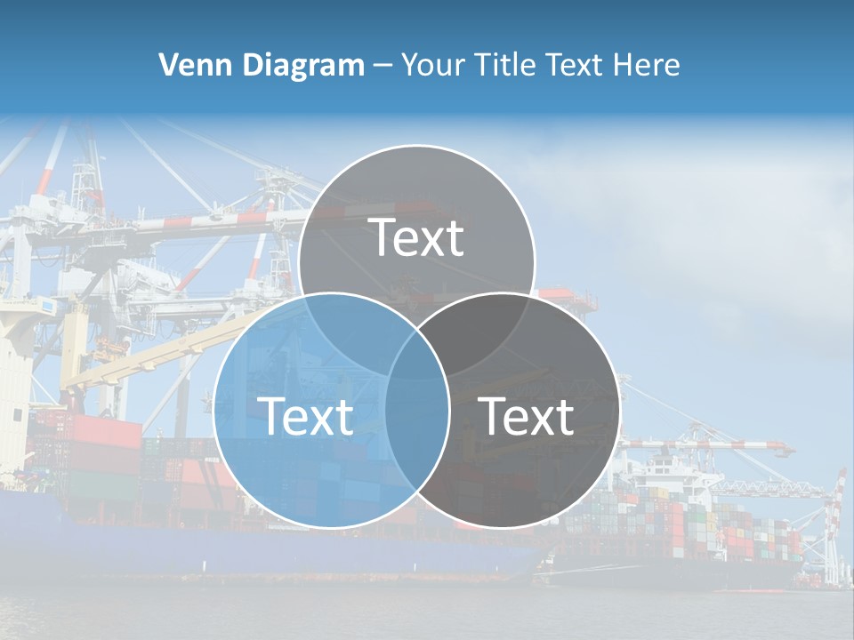 Business Freight Vessel PowerPoint Template