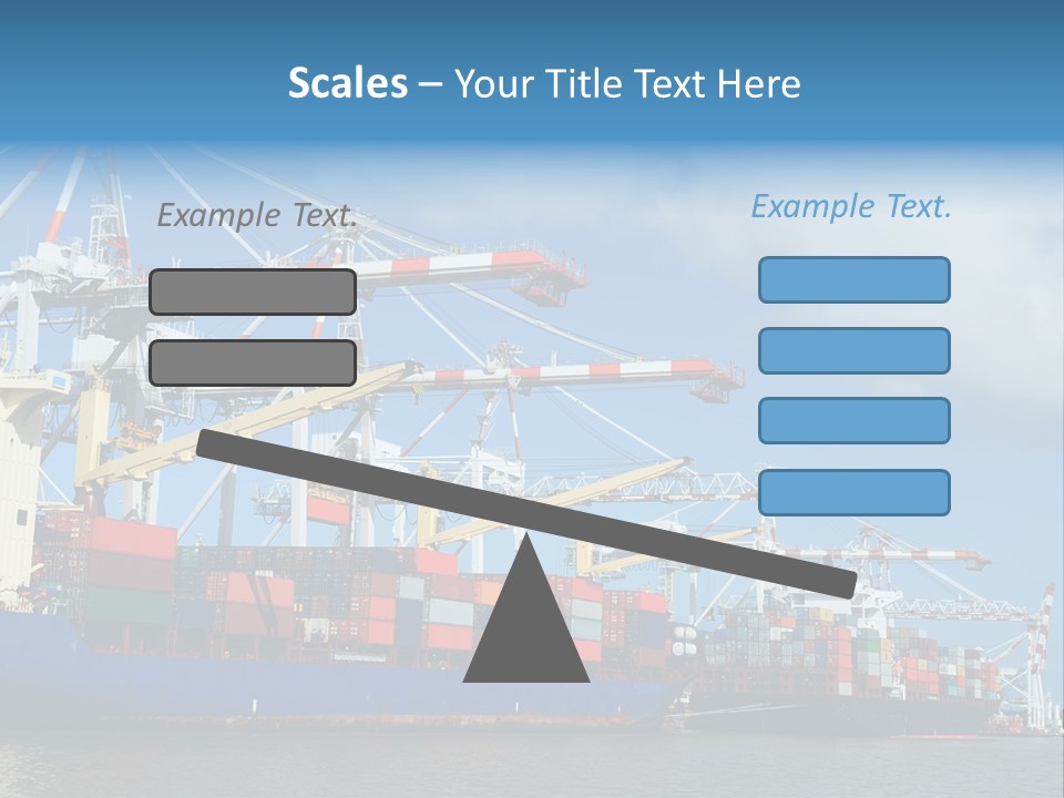 Business Freight Vessel PowerPoint Template