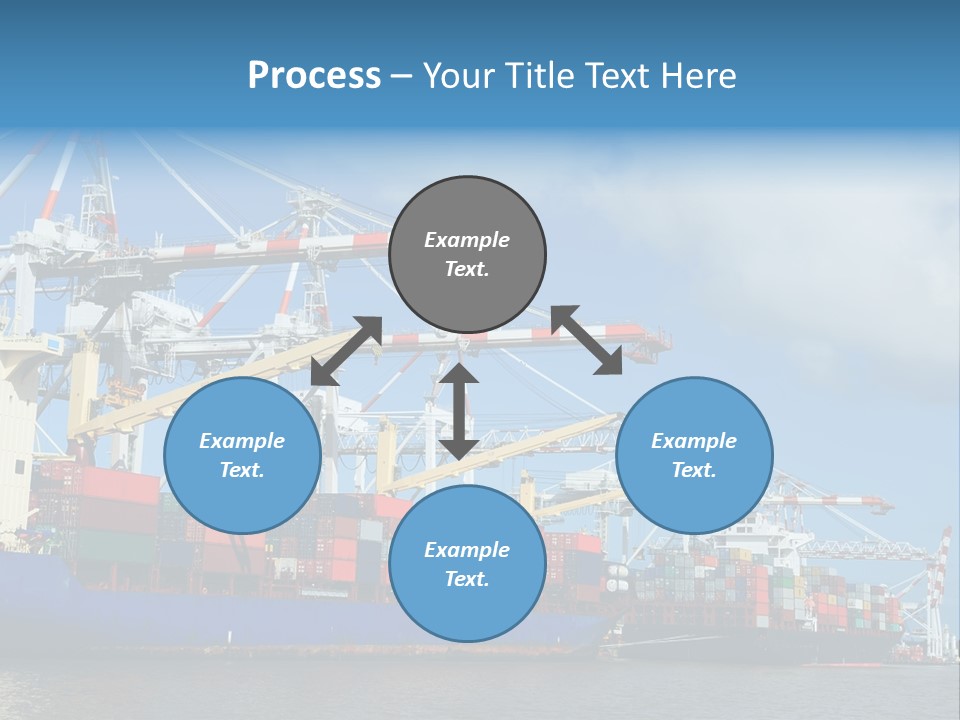 Business Freight Vessel PowerPoint Template