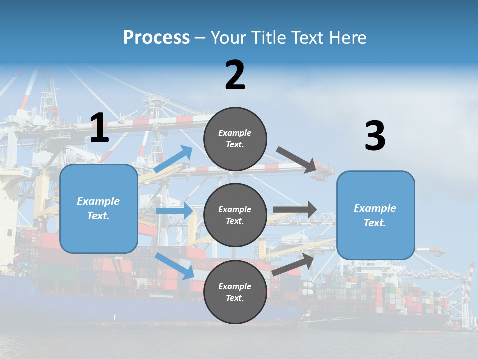 Business Freight Vessel PowerPoint Template