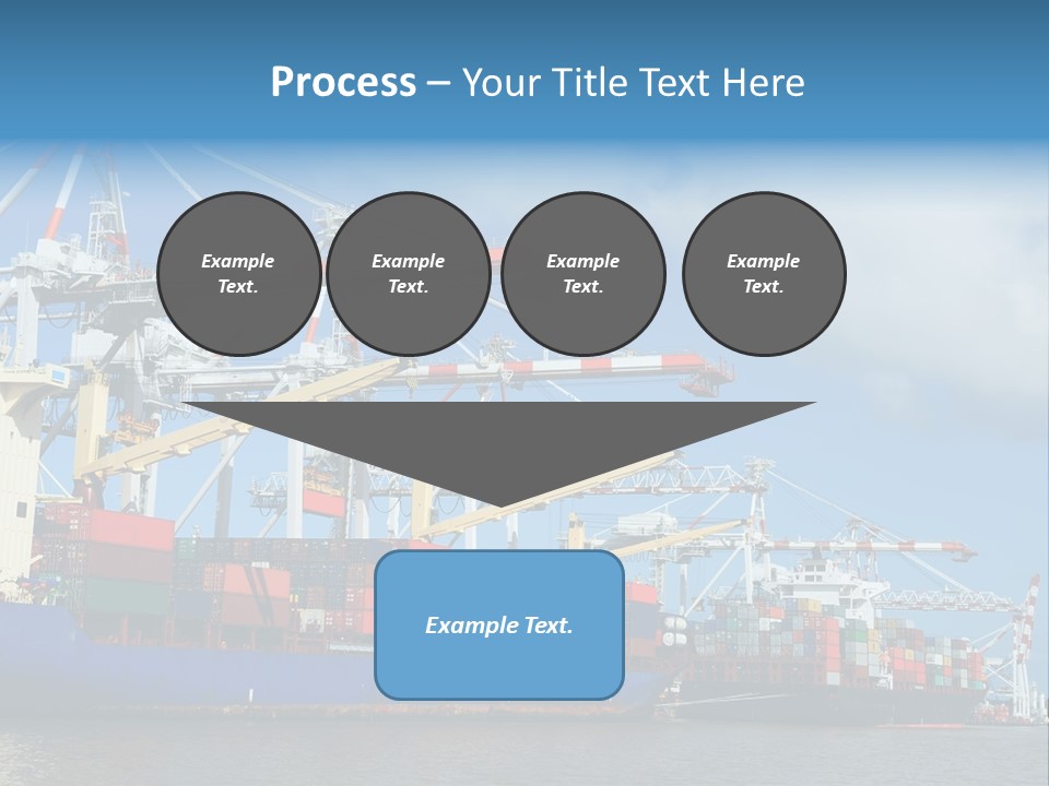 Business Freight Vessel PowerPoint Template