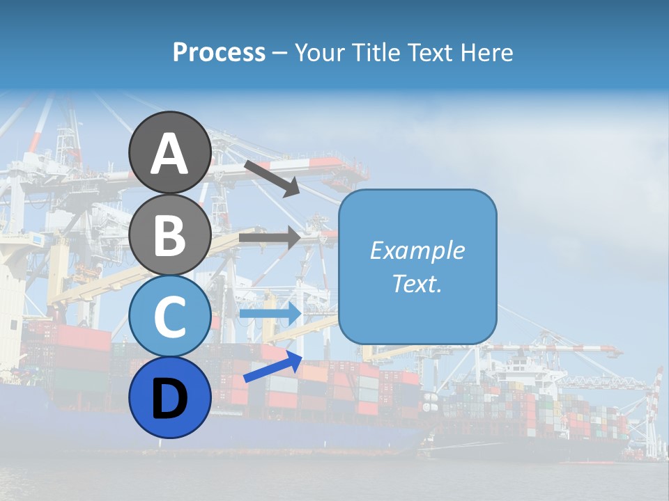 Business Freight Vessel PowerPoint Template
