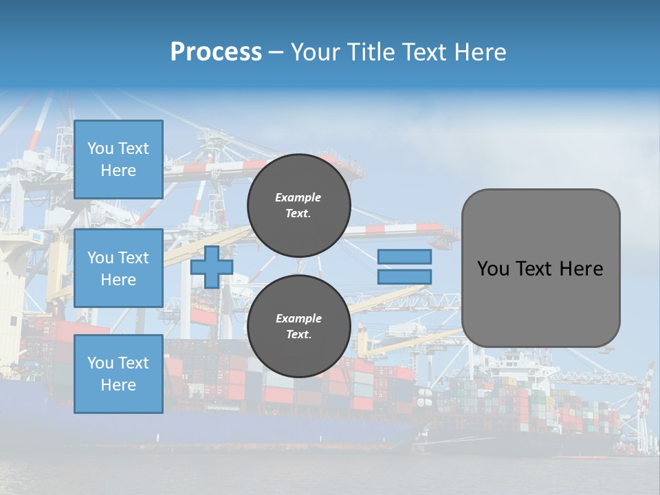 Business Freight Vessel PowerPoint Template