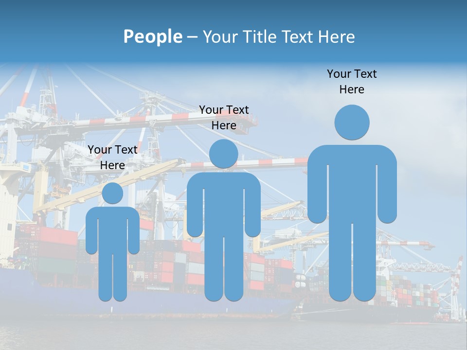 Business Freight Vessel PowerPoint Template