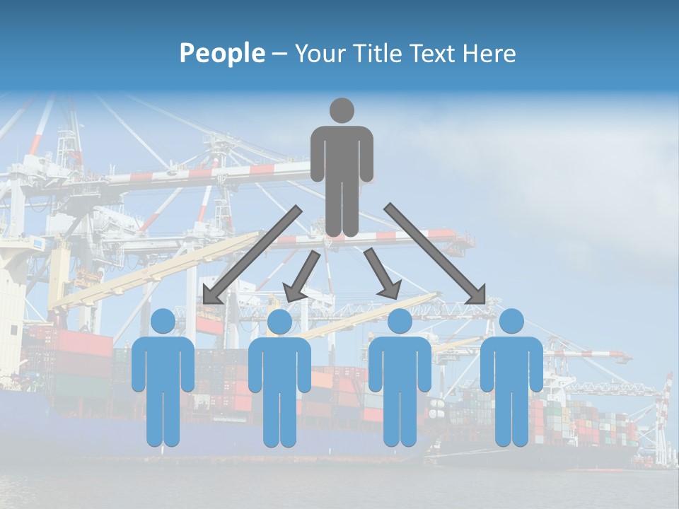 Business Freight Vessel PowerPoint Template