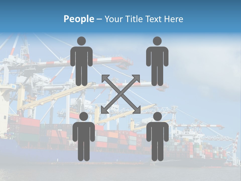 Business Freight Vessel PowerPoint Template