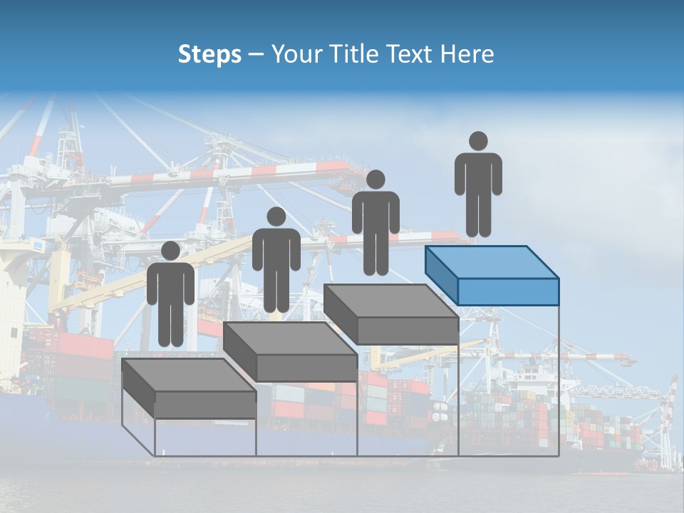 Business Freight Vessel PowerPoint Template