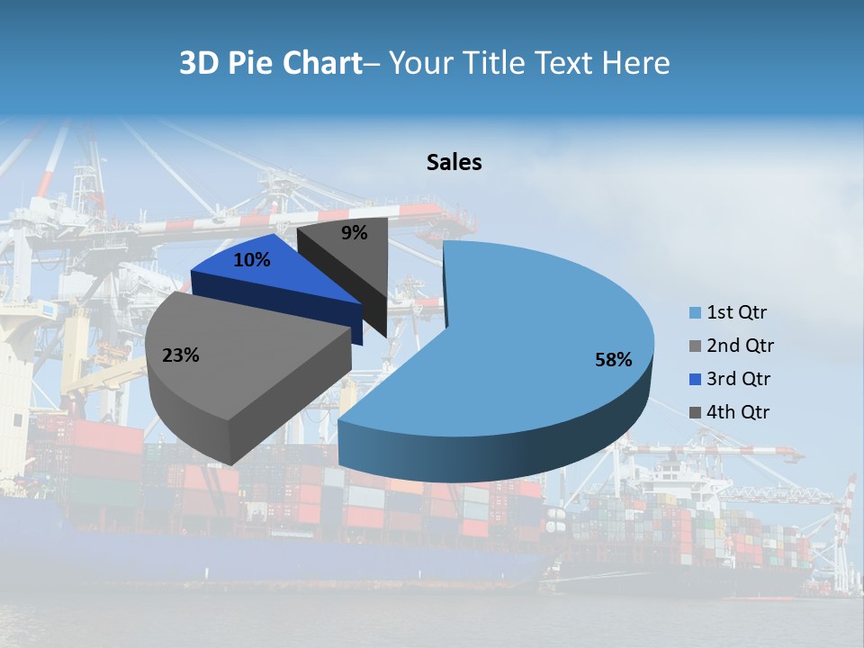 Business Freight Vessel PowerPoint Template