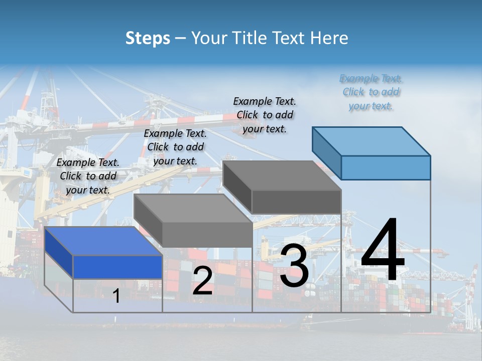 Business Freight Vessel PowerPoint Template