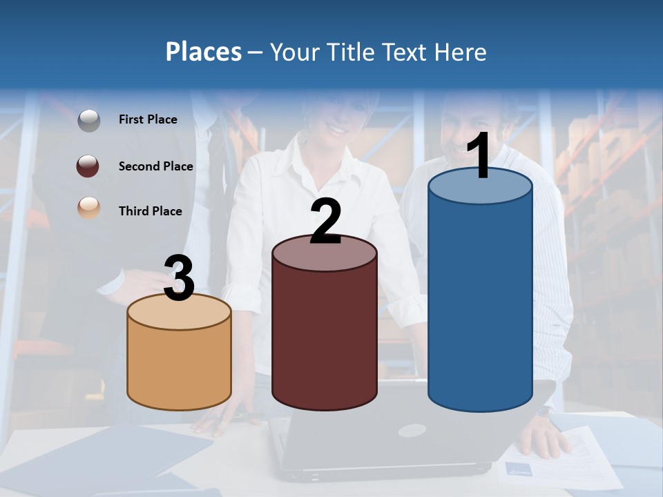 Usine Hangar Transpalette PowerPoint Template