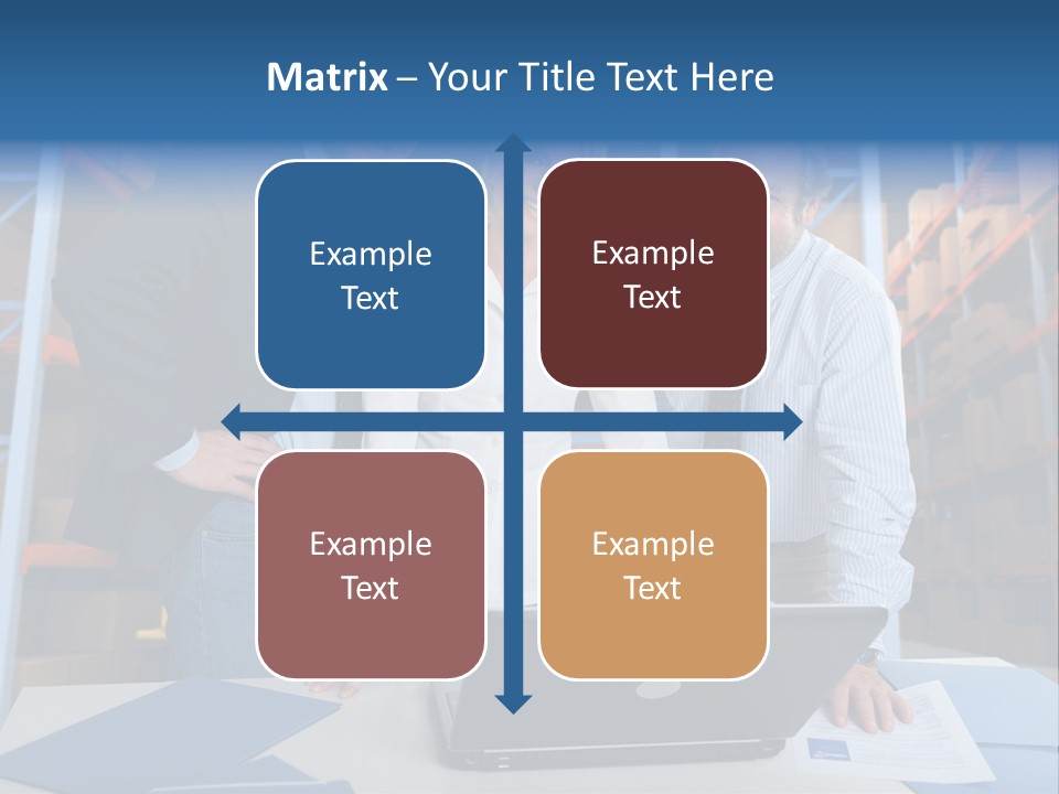 Usine Hangar Transpalette PowerPoint Template