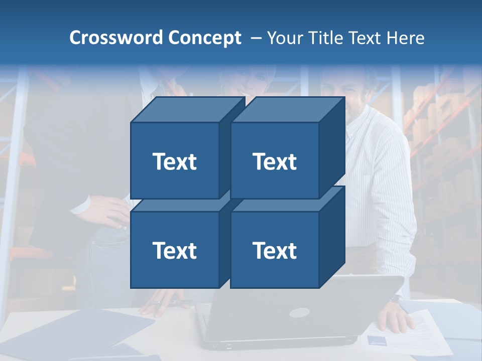 Usine Hangar Transpalette PowerPoint Template
