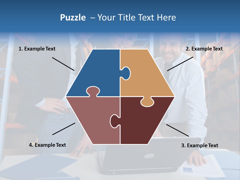 Usine Hangar Transpalette PowerPoint Template