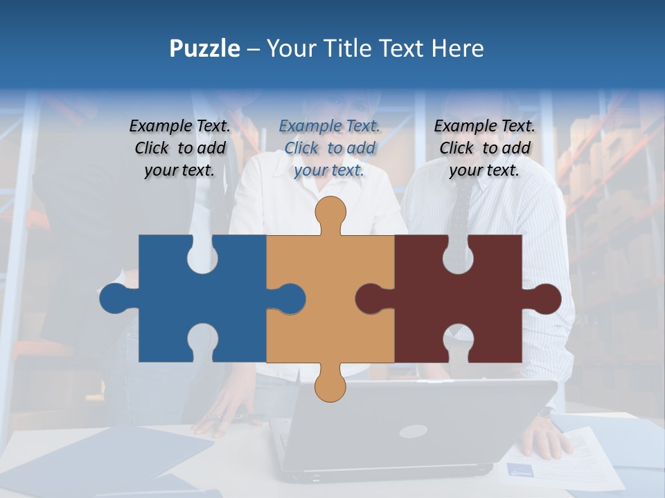 Usine Hangar Transpalette PowerPoint Template