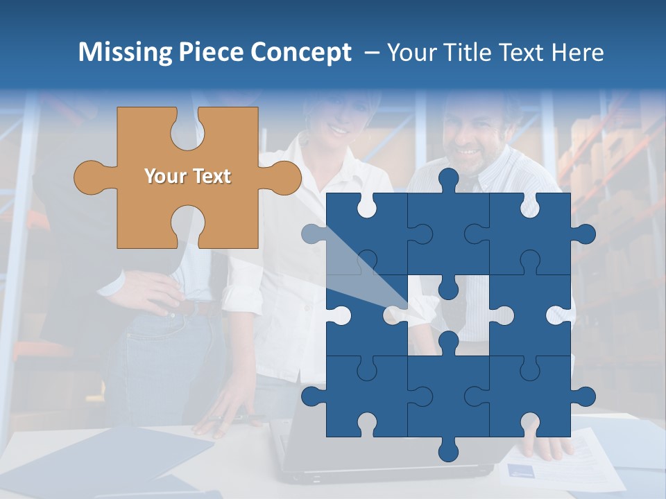 Usine Hangar Transpalette PowerPoint Template