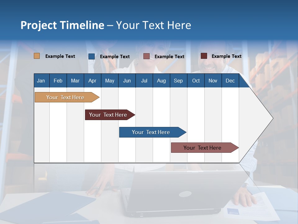 Usine Hangar Transpalette PowerPoint Template