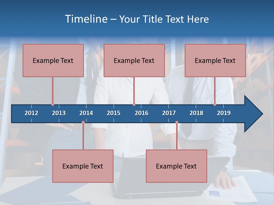 Usine Hangar Transpalette PowerPoint Template