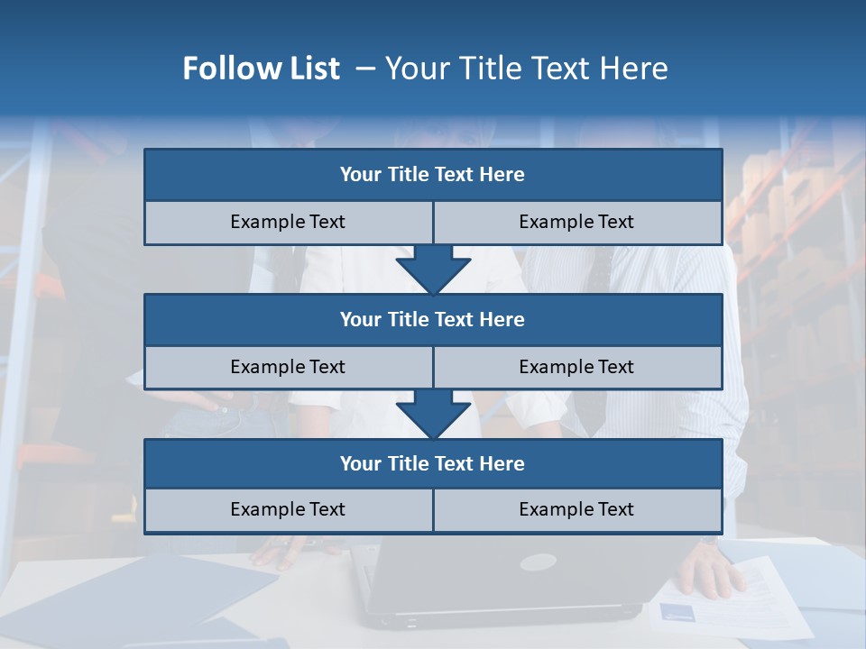 Usine Hangar Transpalette PowerPoint Template