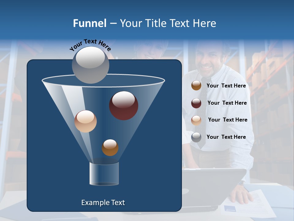 Usine Hangar Transpalette PowerPoint Template