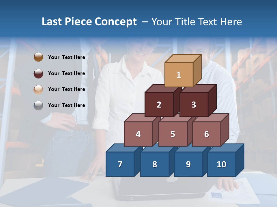 Usine Hangar Transpalette PowerPoint Template
