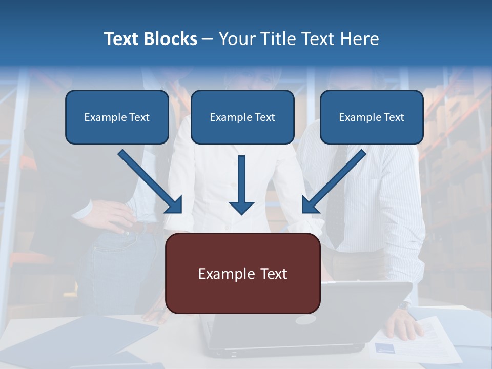 Usine Hangar Transpalette PowerPoint Template