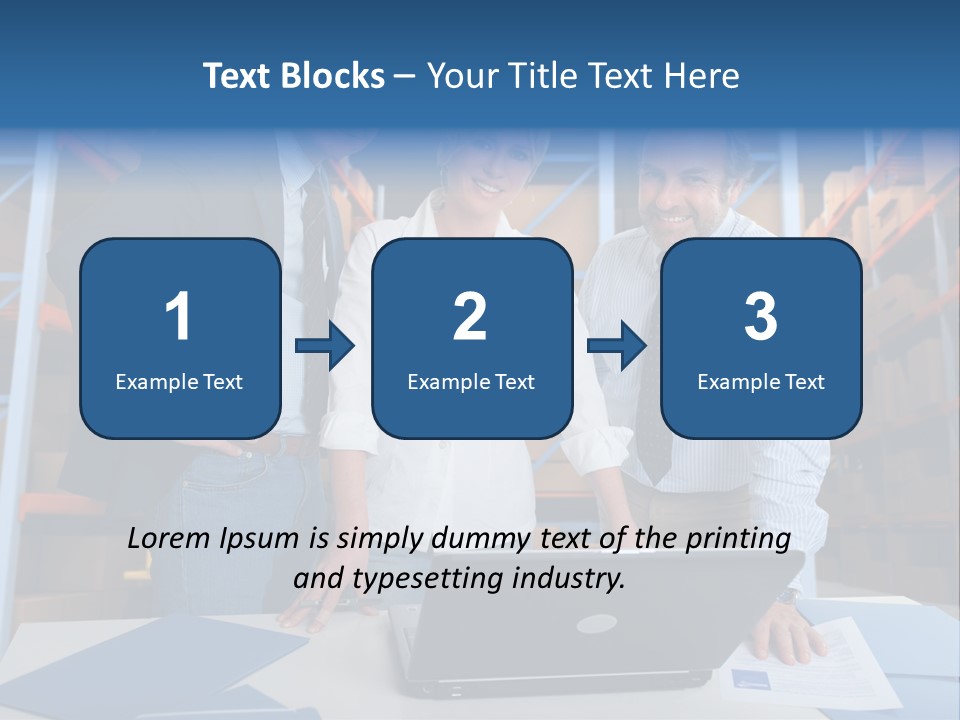 Usine Hangar Transpalette PowerPoint Template
