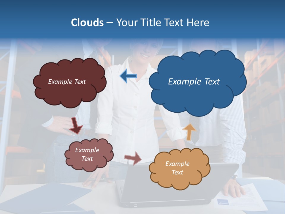 Usine Hangar Transpalette PowerPoint Template