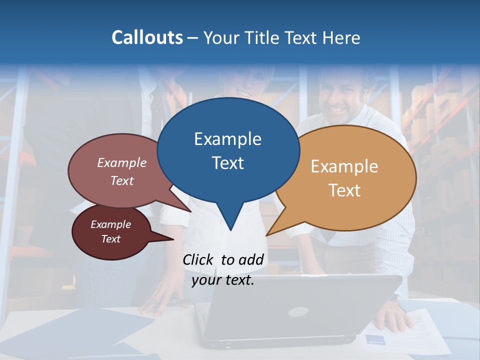 Usine Hangar Transpalette PowerPoint Template
