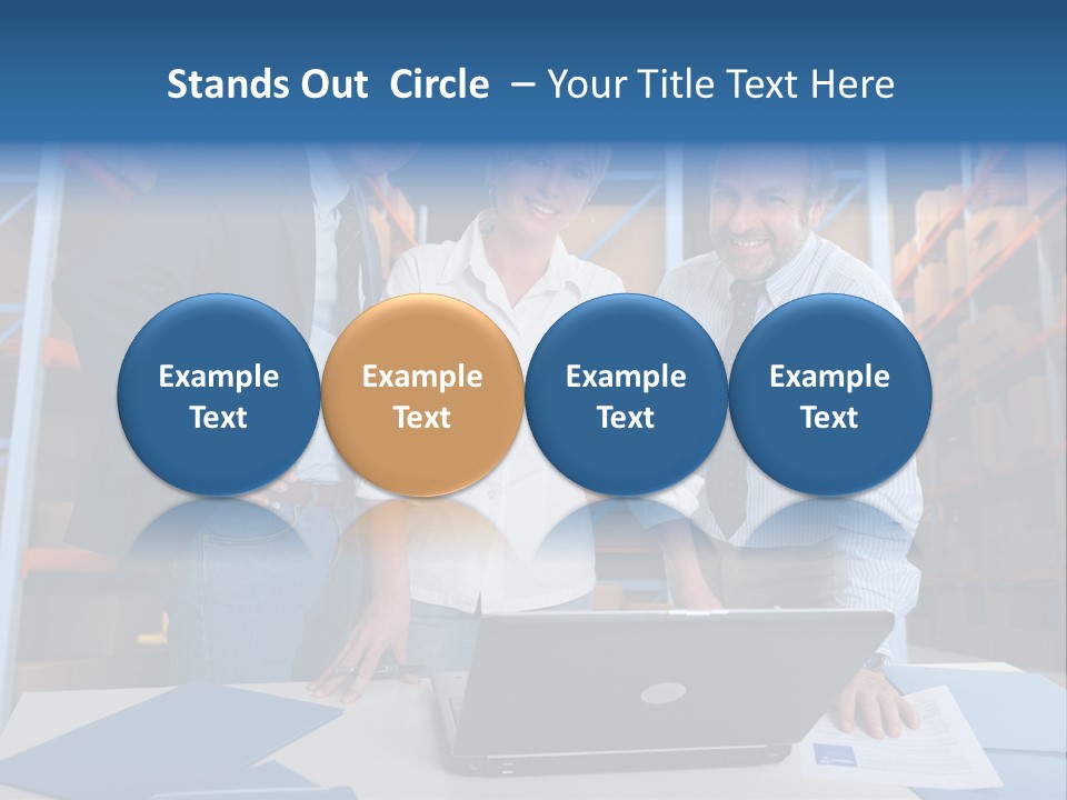 Usine Hangar Transpalette PowerPoint Template