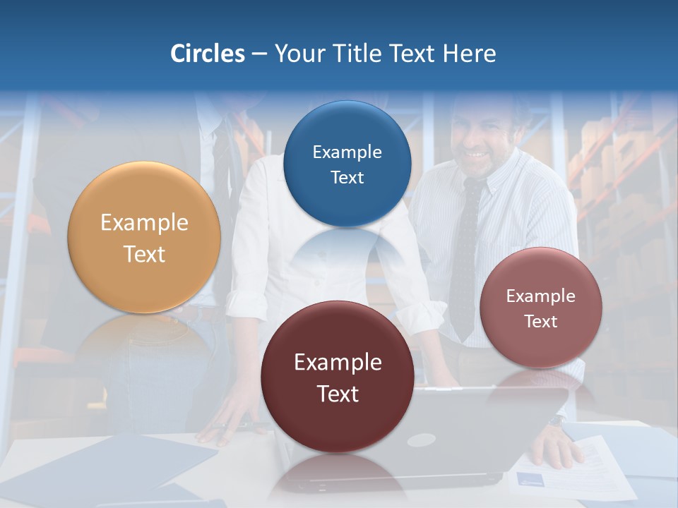 Usine Hangar Transpalette PowerPoint Template