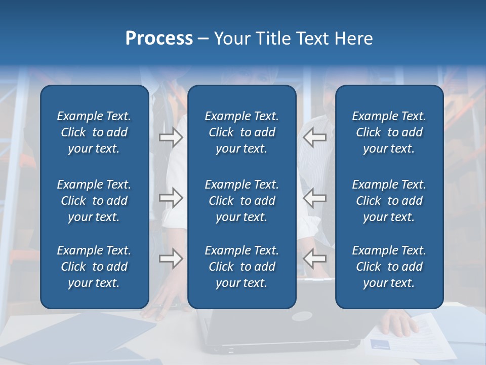 Usine Hangar Transpalette PowerPoint Template