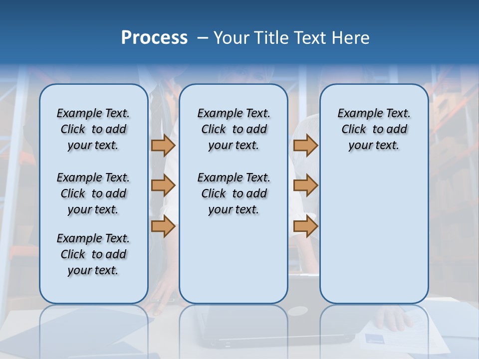 Usine Hangar Transpalette PowerPoint Template