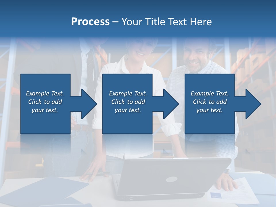Usine Hangar Transpalette PowerPoint Template