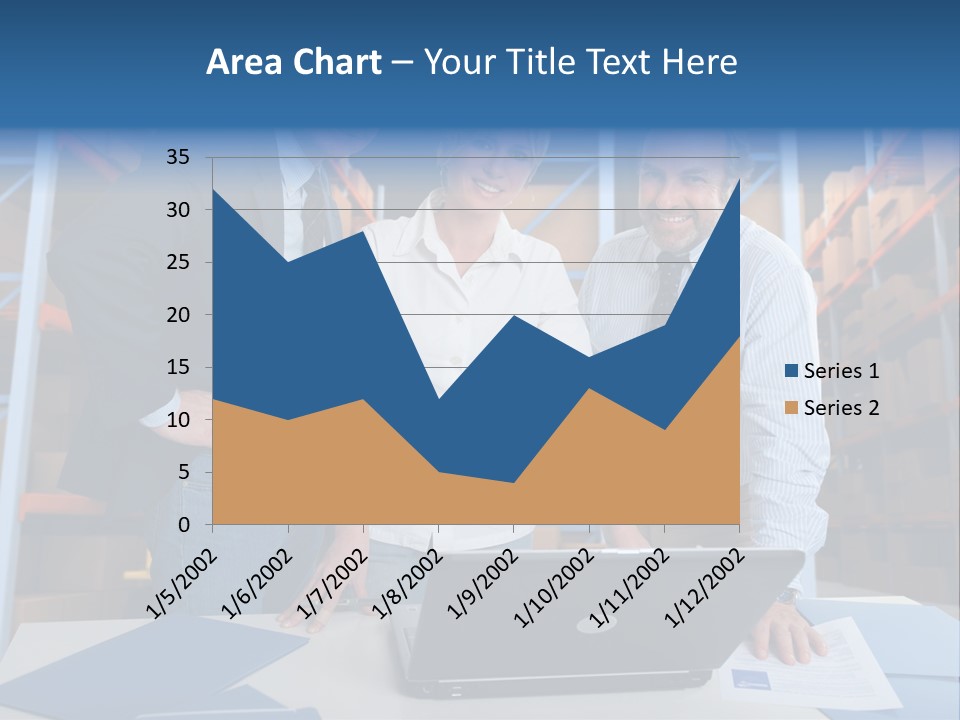 Usine Hangar Transpalette PowerPoint Template