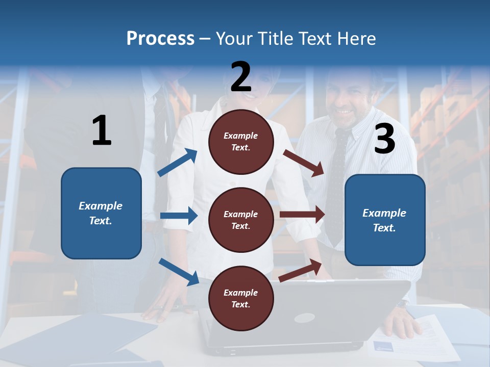 Usine Hangar Transpalette PowerPoint Template