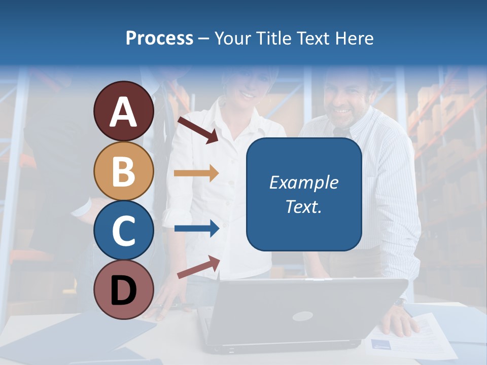 Usine Hangar Transpalette PowerPoint Template