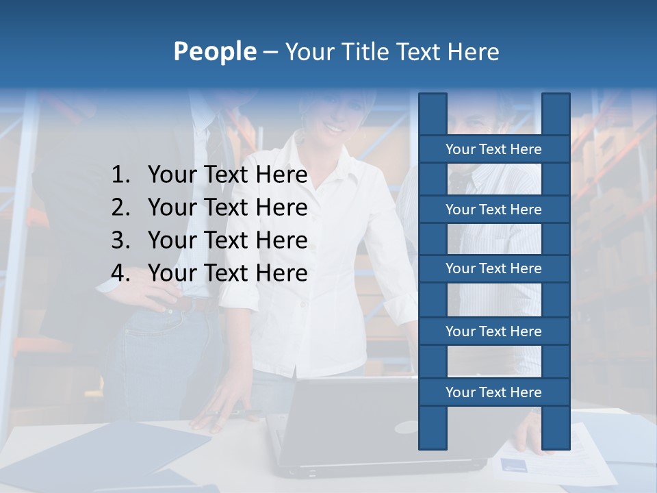 Usine Hangar Transpalette PowerPoint Template