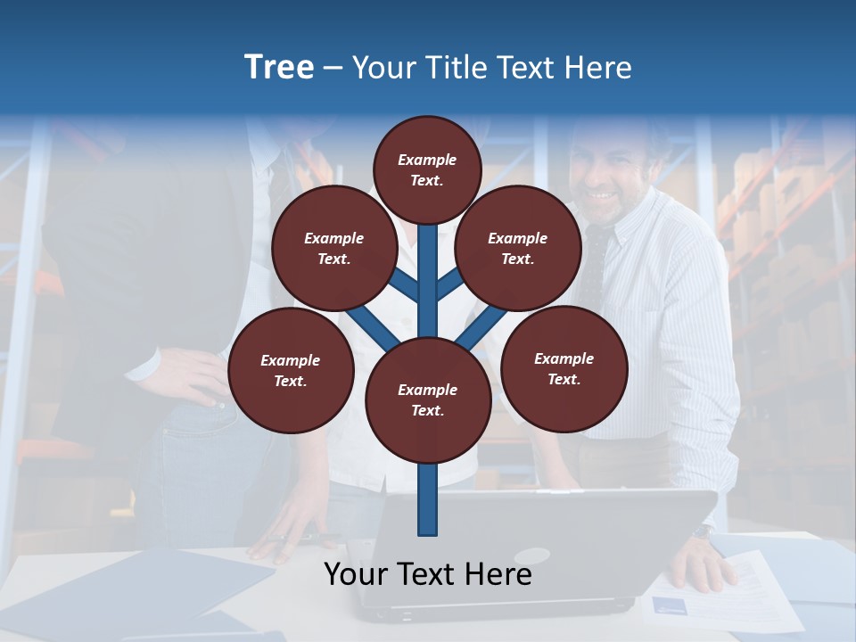 Usine Hangar Transpalette PowerPoint Template