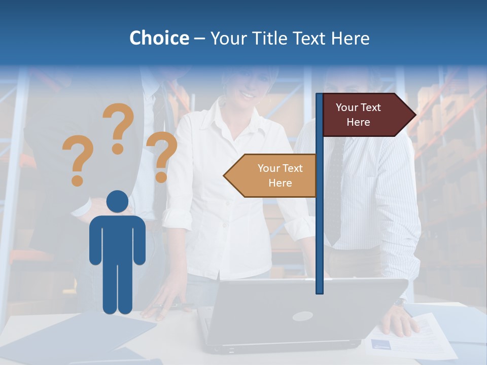 Usine Hangar Transpalette PowerPoint Template