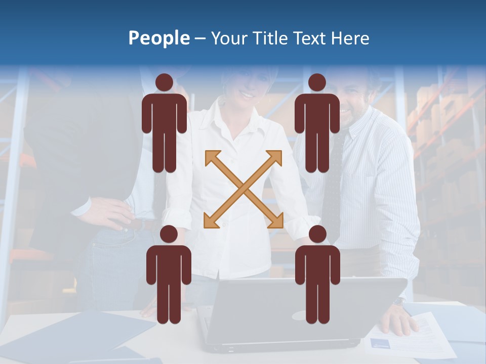 Usine Hangar Transpalette PowerPoint Template